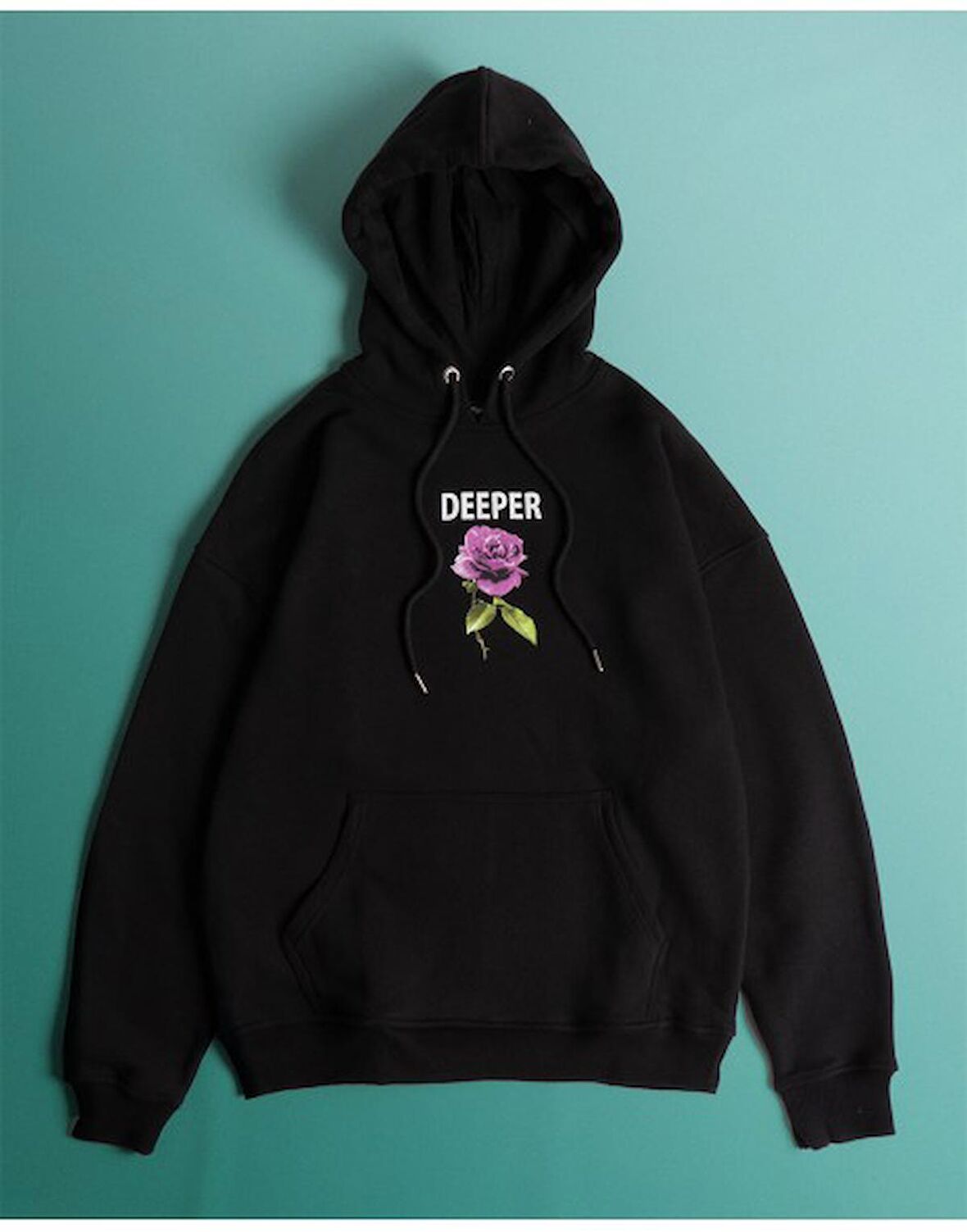 Deeper Rose Erkek Kapşonlu Hoodie GF1165SY