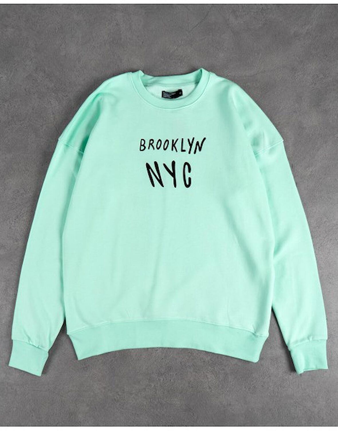 Brooklyn Oversize Erkek Sweatshirt PG1107YS