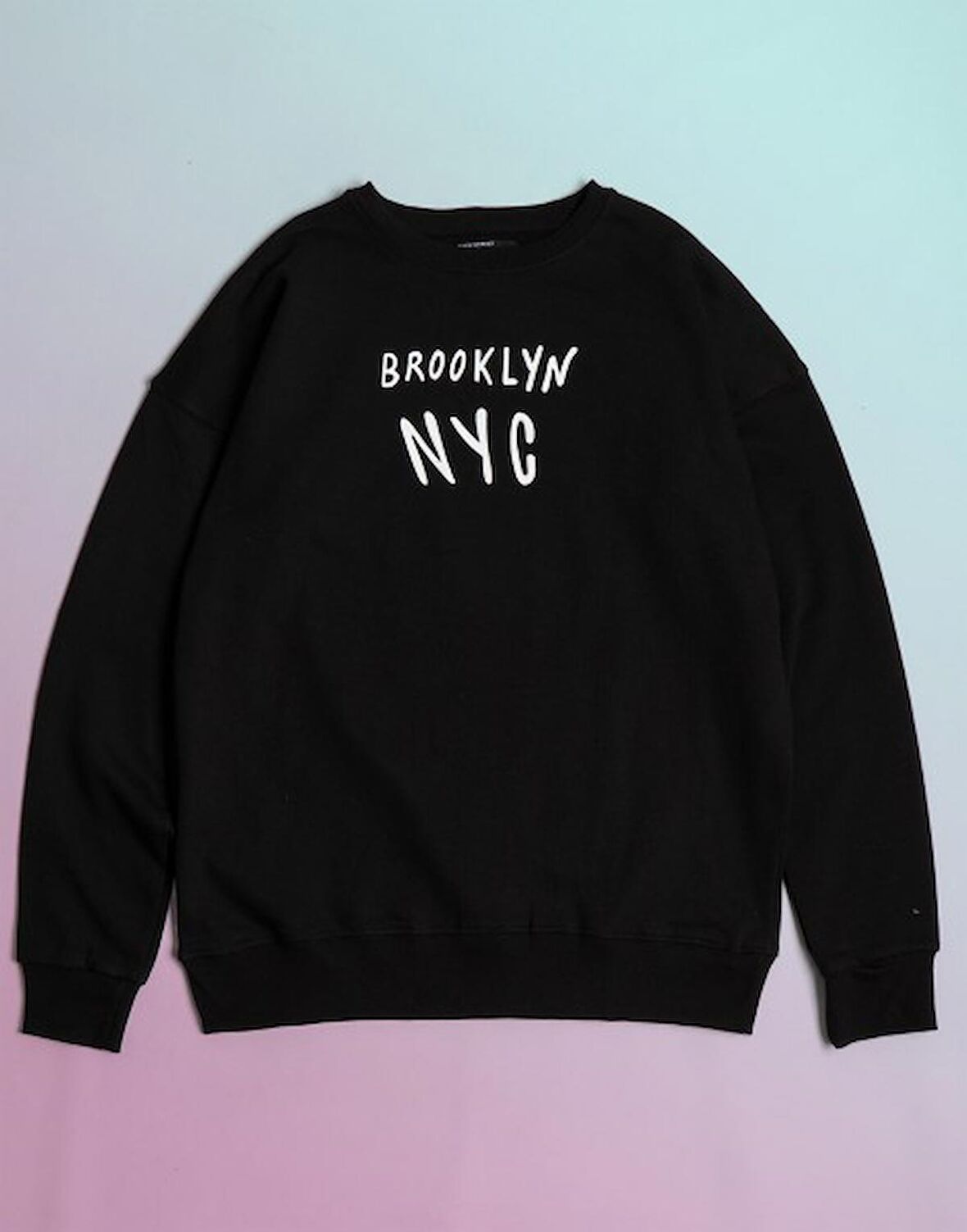 Brooklyn Oversize Erkek Sweatshirt PG1107SY