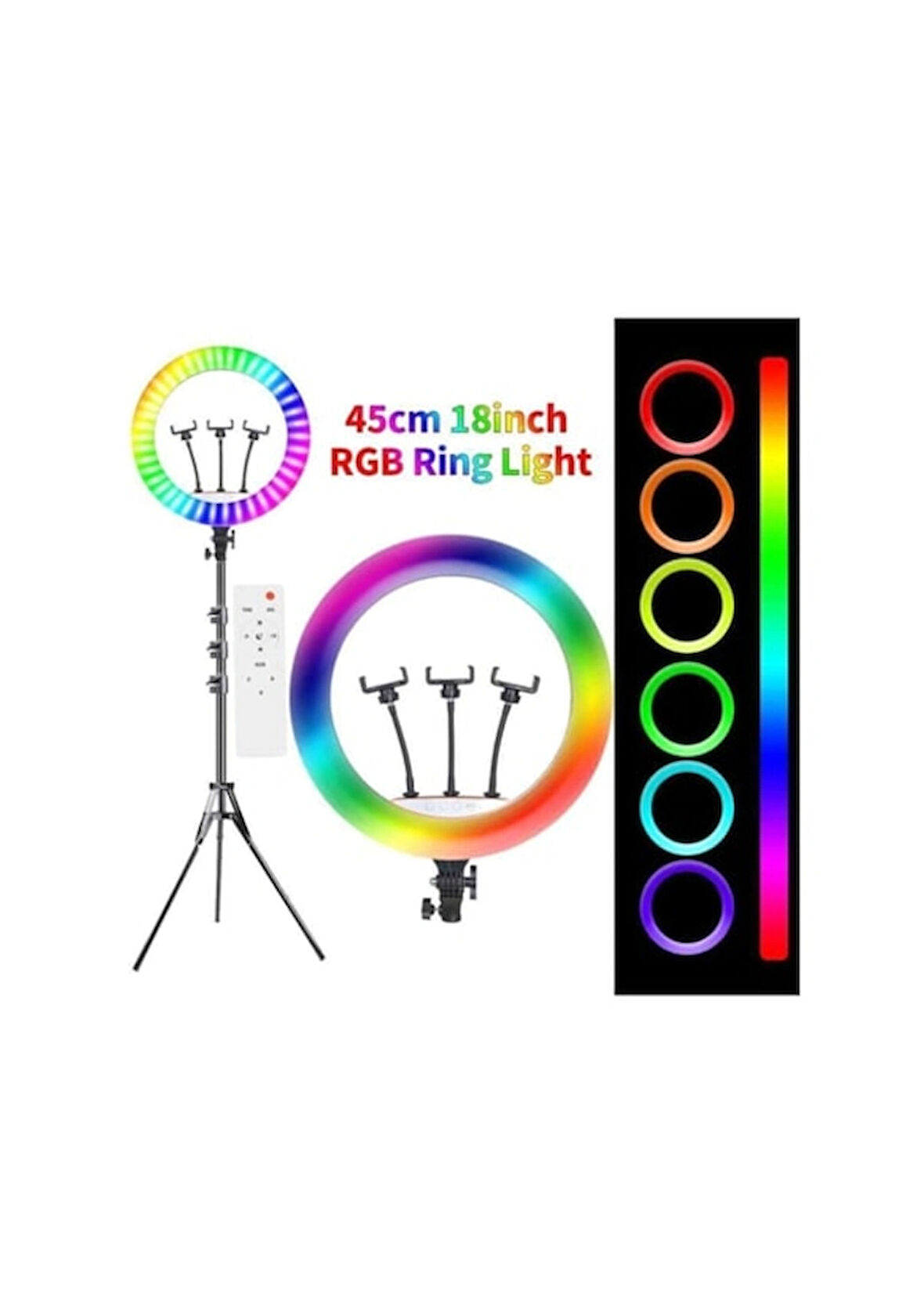 Yk Desing YK3474 45 CM 18" RGB Led 