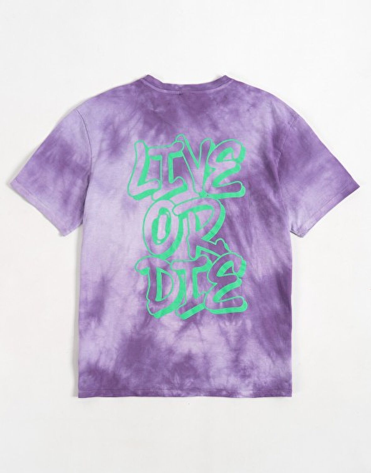 Live Or Die Tie Dye Oversize Erkek Tişört US3356LL