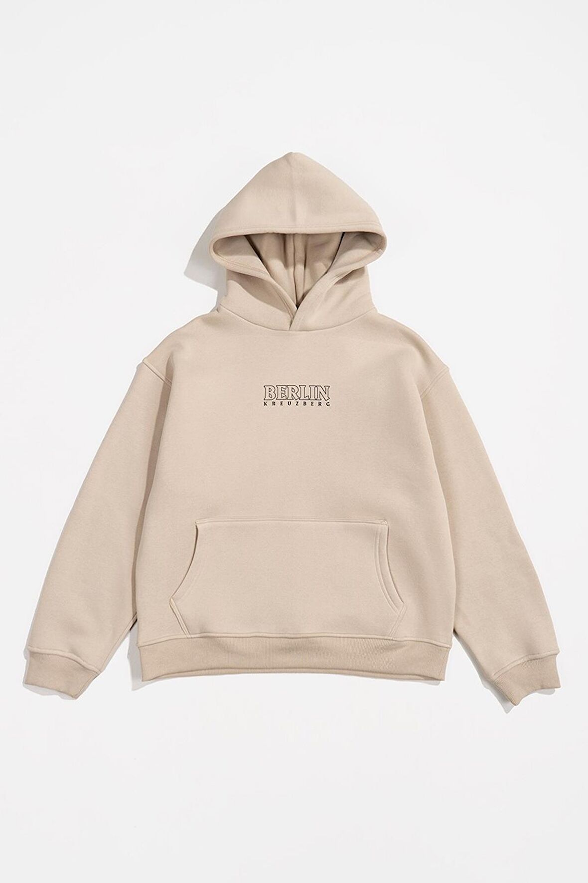 Berlin Kreuzberg Oversize Erkek Hoodie UK1097BJ
