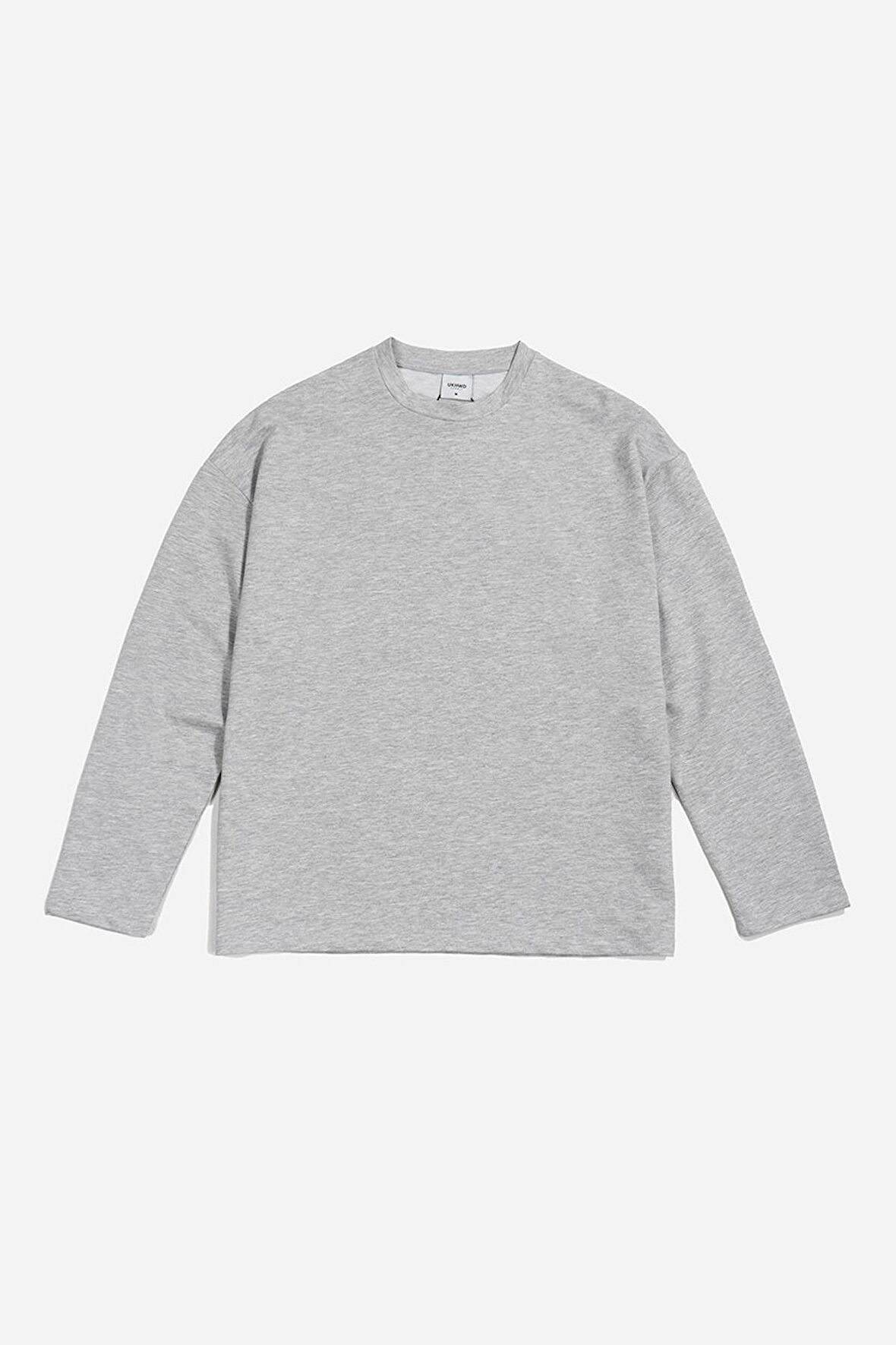 Oversize Uzun Kollu Erkek Tişört UK1113GR