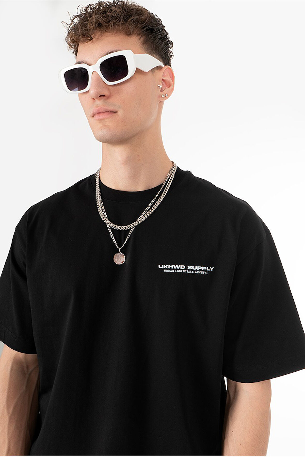 Urban Essentials Archive Oversize Erkek Tişört UK1332SYBY