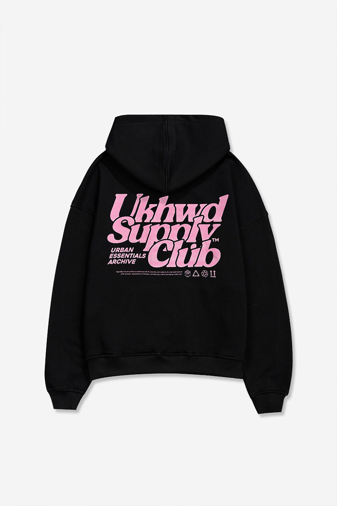 UKHWD Supply Club Double Zip Erkek Ceket Hoodie UK1336SYPM