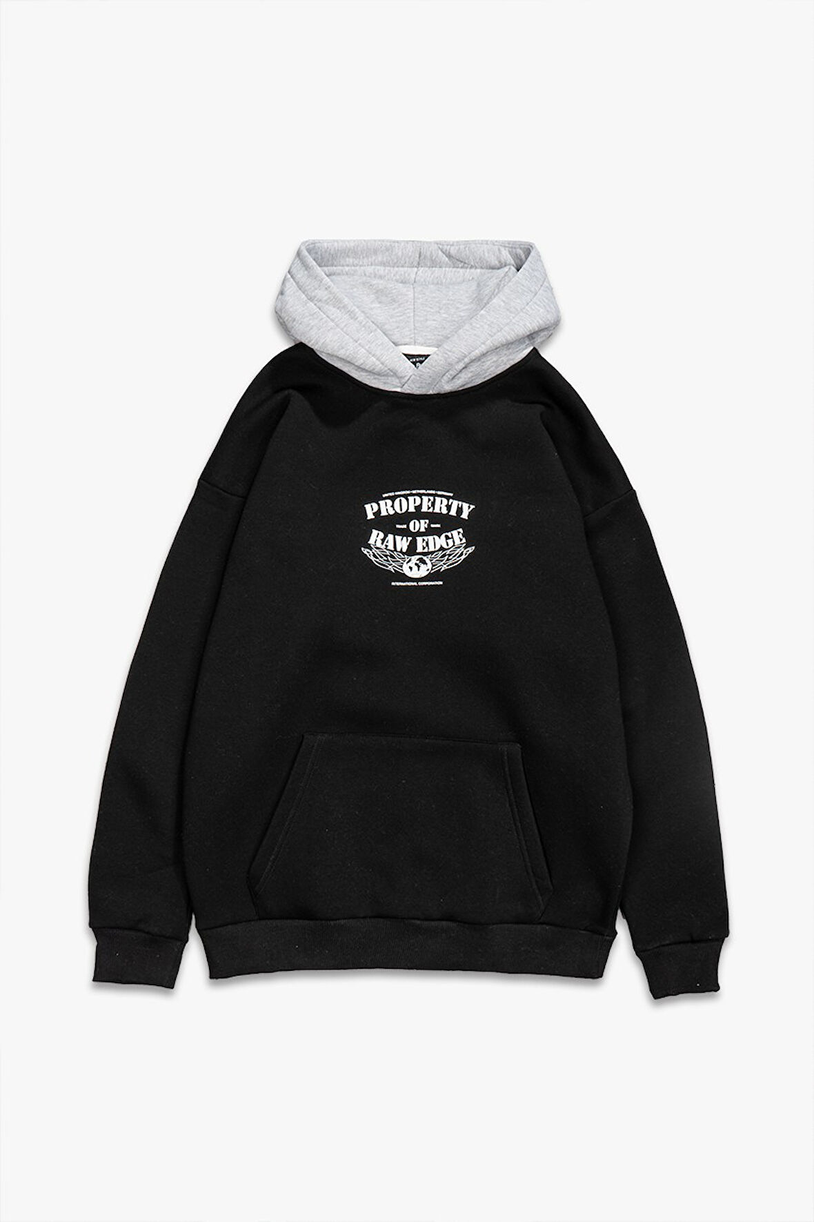 Siyah Property Erkek Hoodie