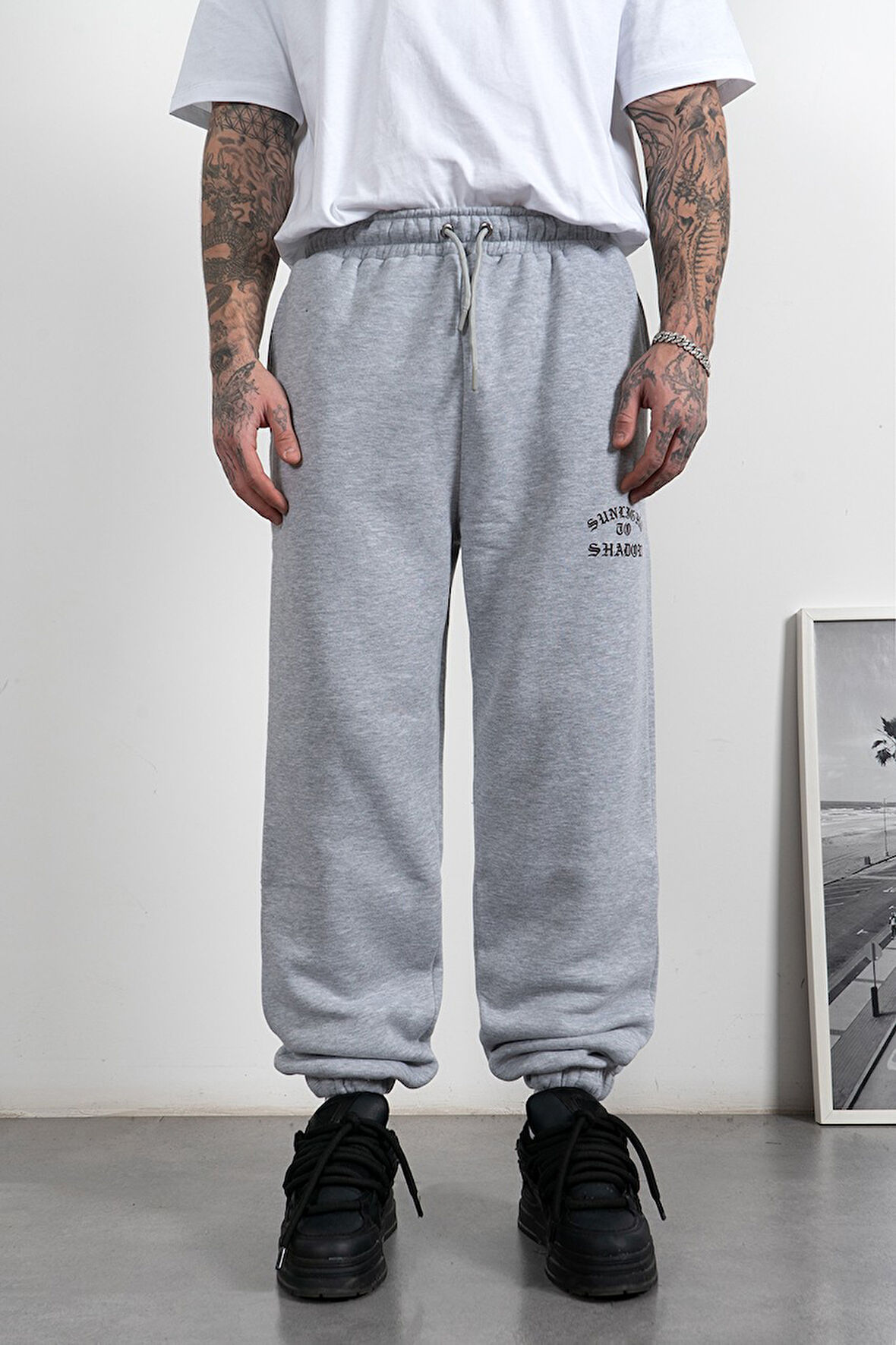 Grimelanj Shadow Jogger Lastikli Erkek Eşofman Altı