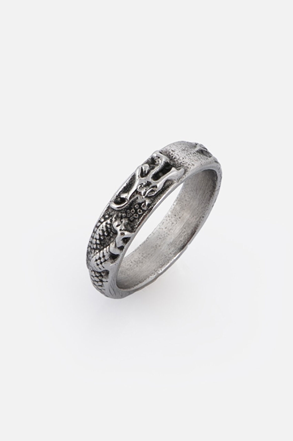 316L Çelik Dragon Okside Erkek Yüzük KA1342GM