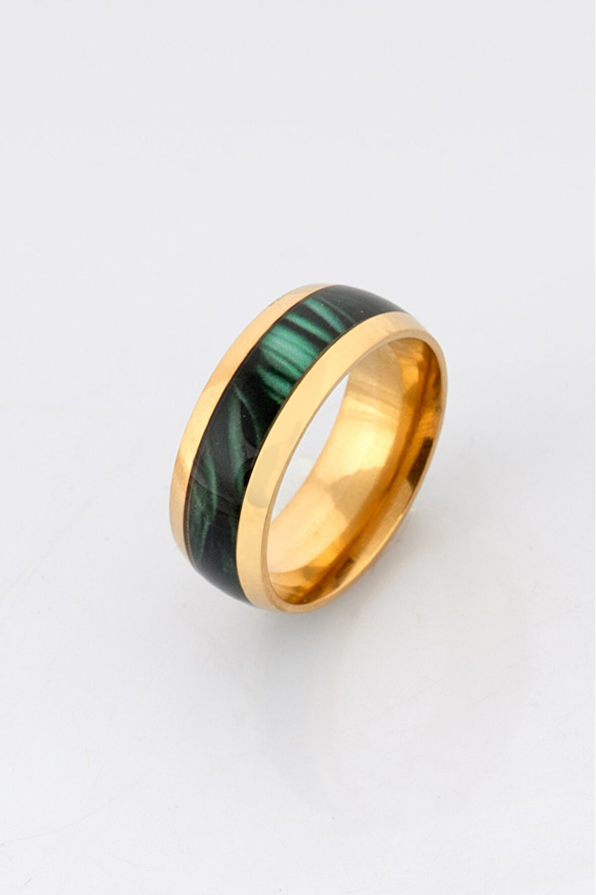 316L Çelik Moss Erkek Yüzük