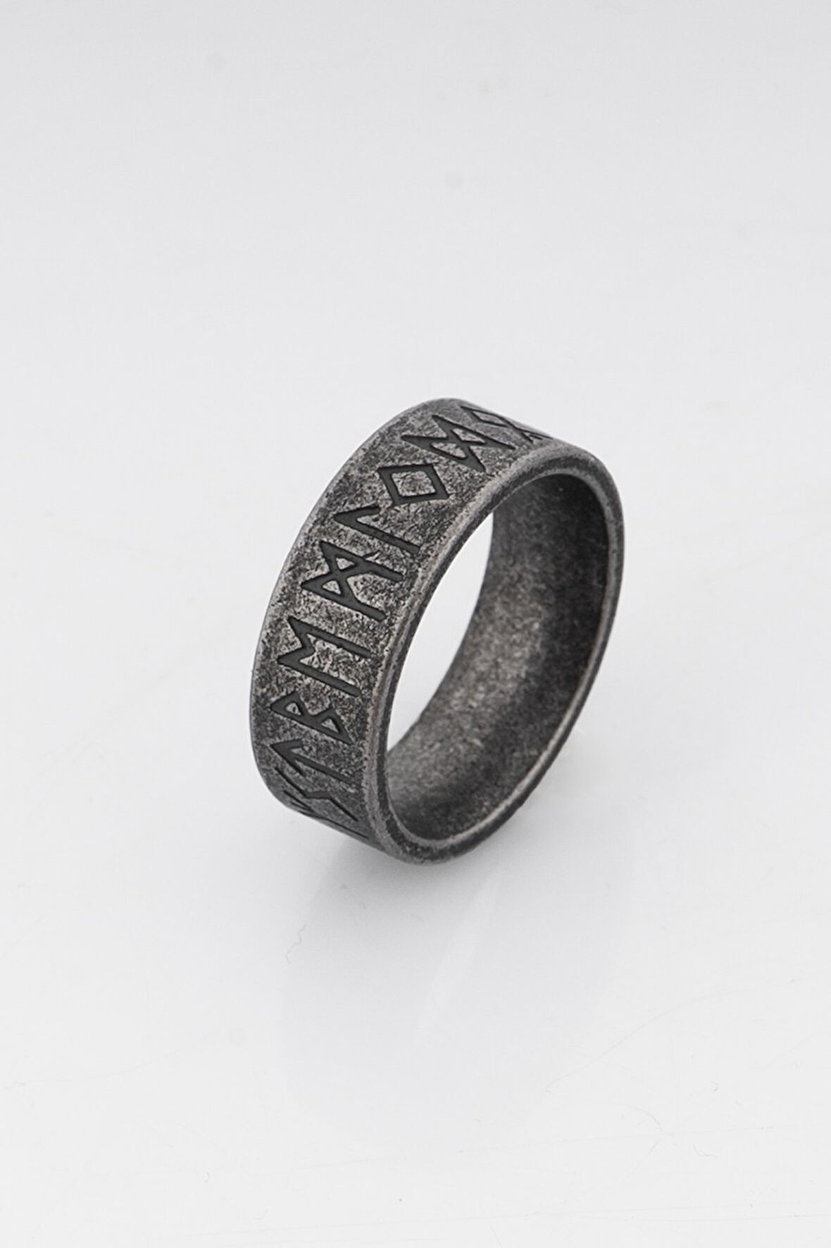 316L Çelik Viking Futhark Erkek Yüzük