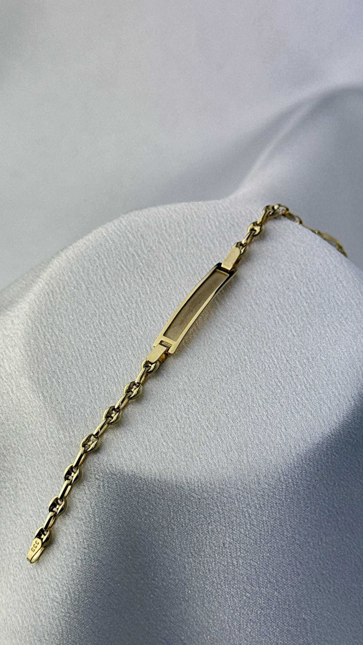 Unisex Altın Çocuk Bilekliği