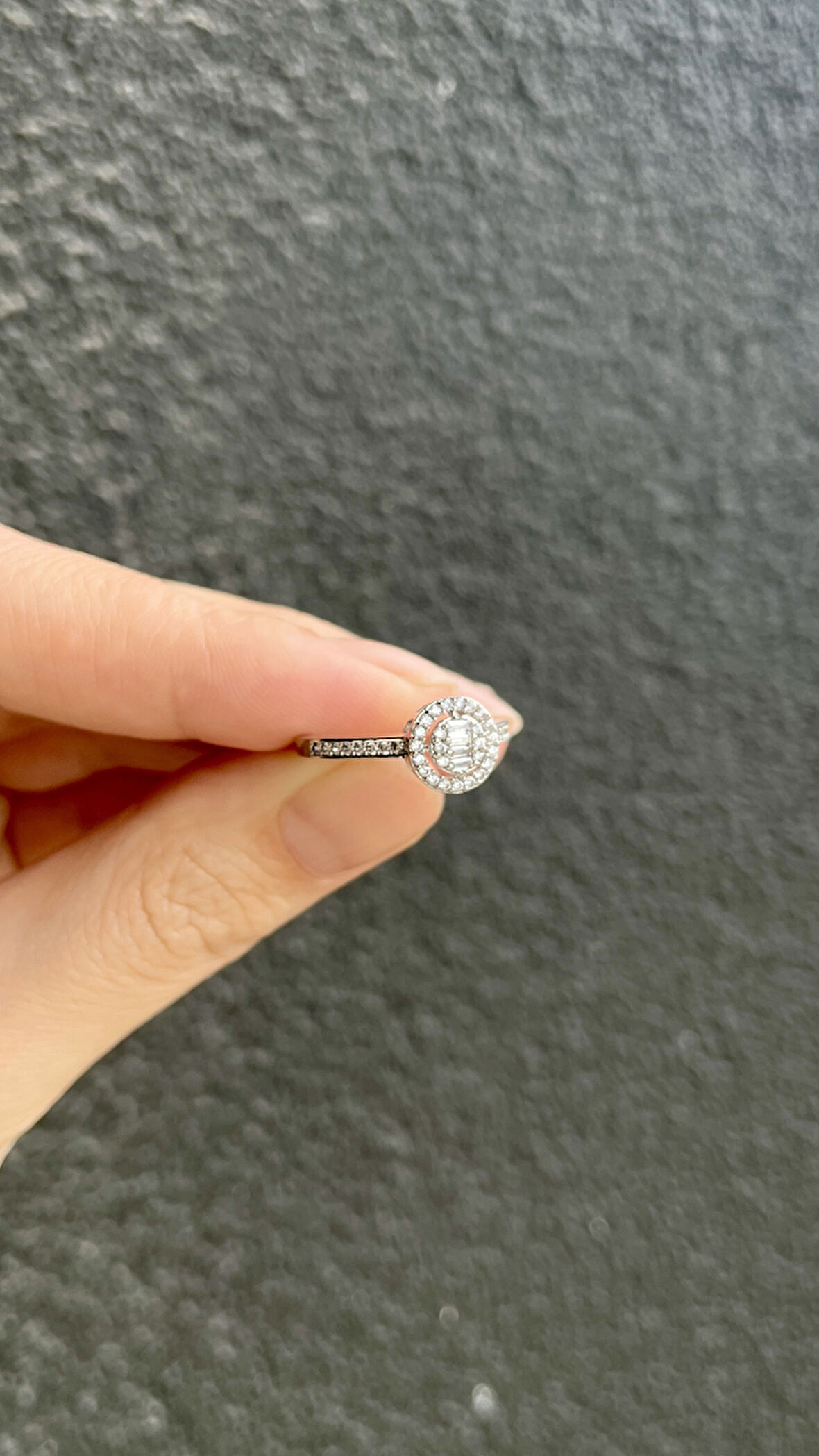 Tektaş Beyaz Altın Yüzük