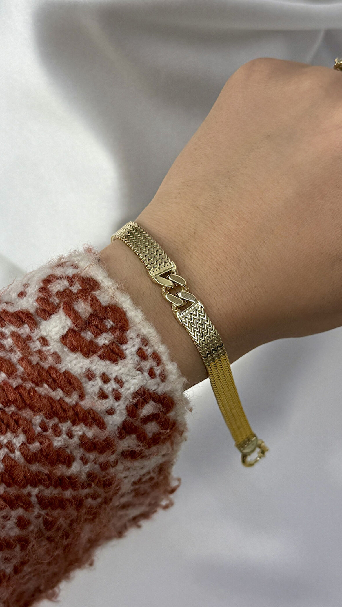 Hasır Altın Bileklik