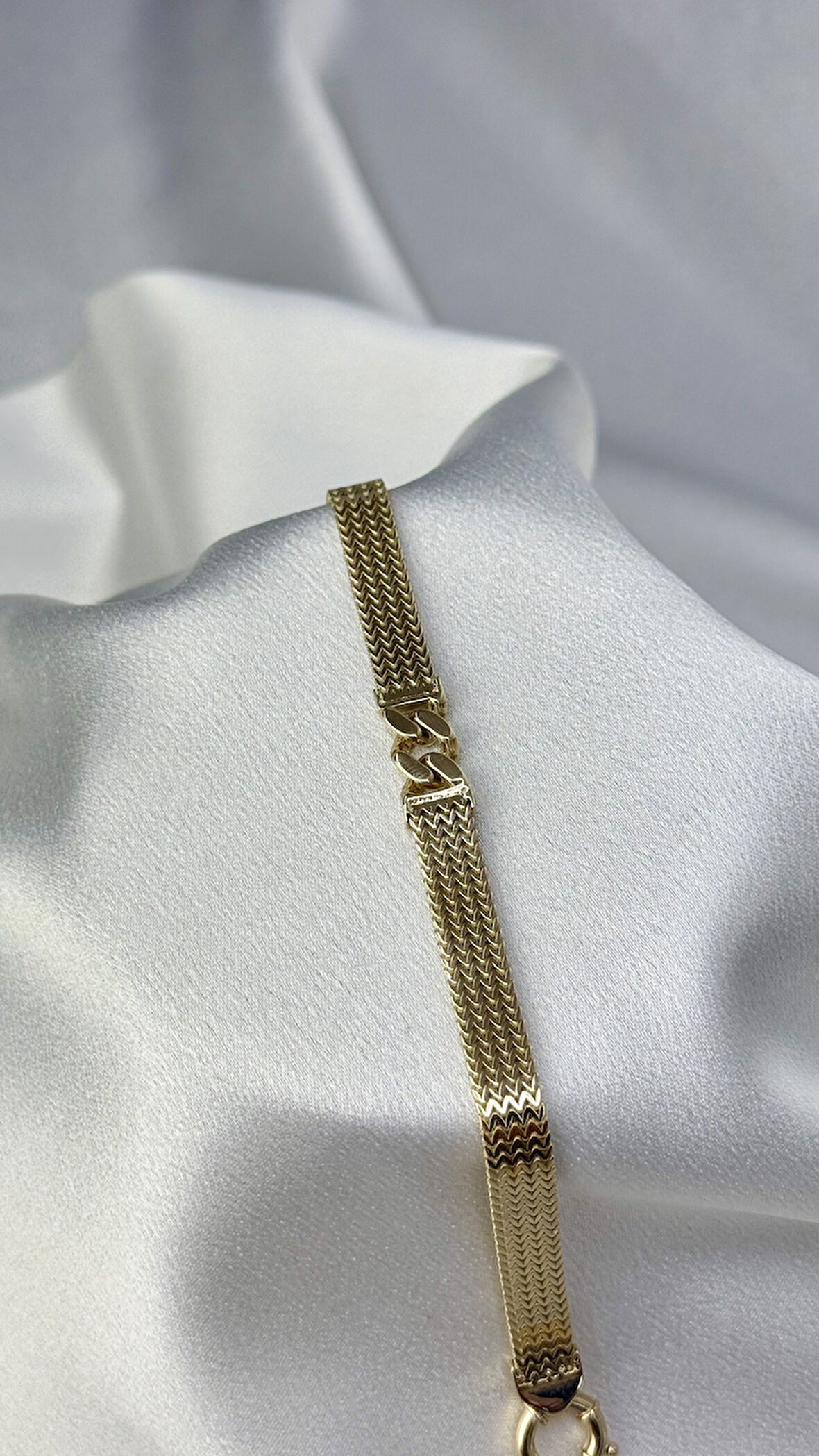 Hasır Altın Bileklik