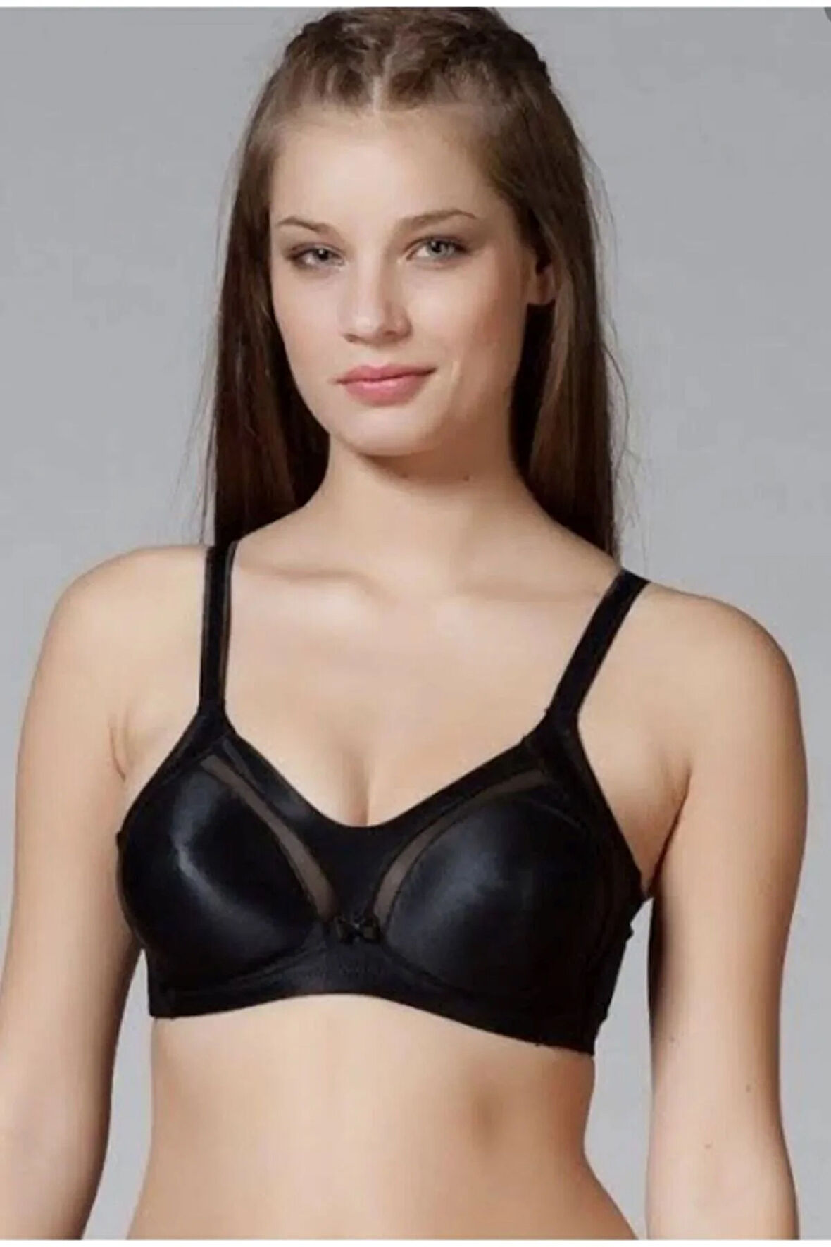 Yeni Inci 1610 D Cup Balensiz Telsiz Toparlayıcı Sütyen-Siyah