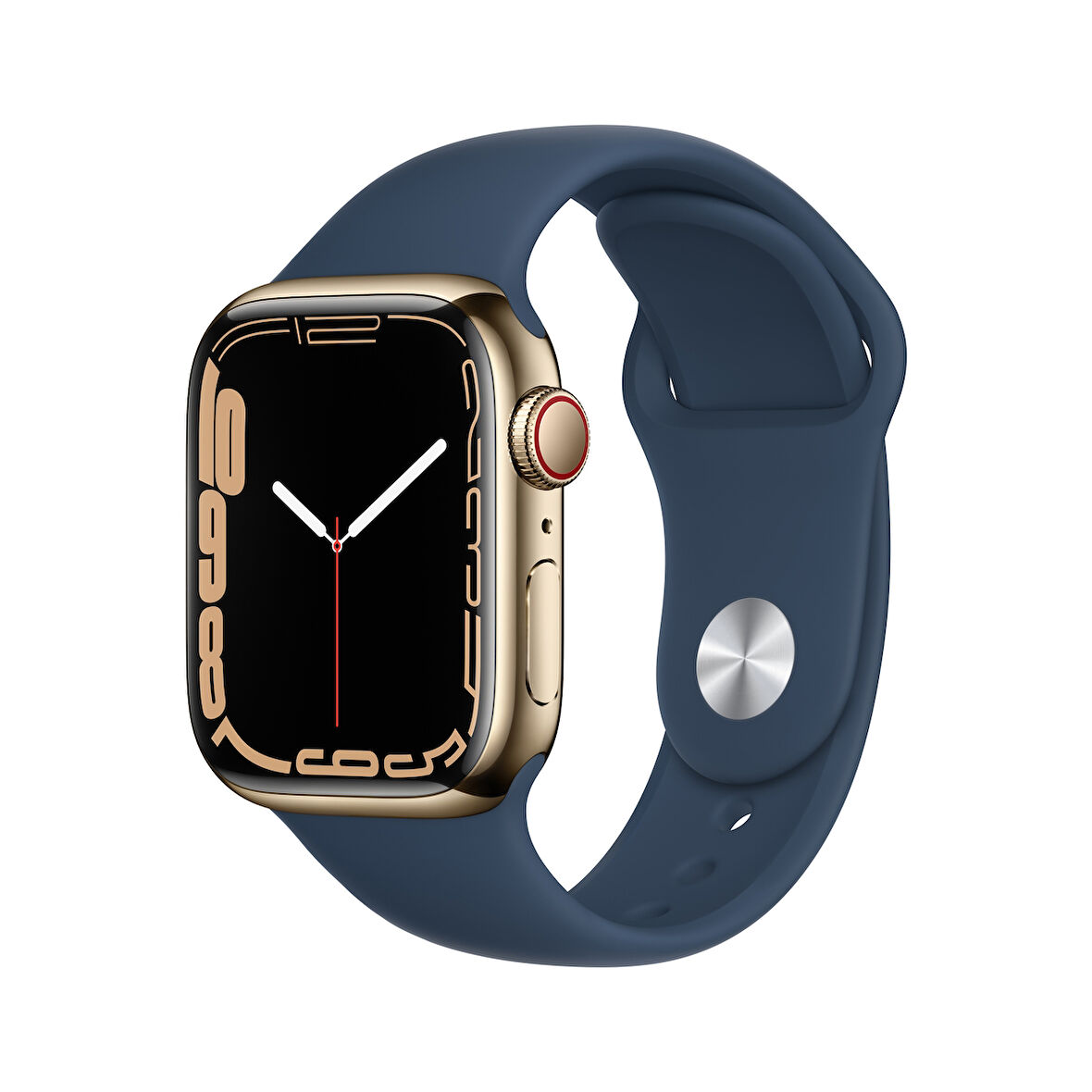 Apple Watch Seri 7 (GPS + Cellular) 41 mm Paslanmaz Çelik Kasa Altın MN9K3TU/A - Yenilio Yenisi