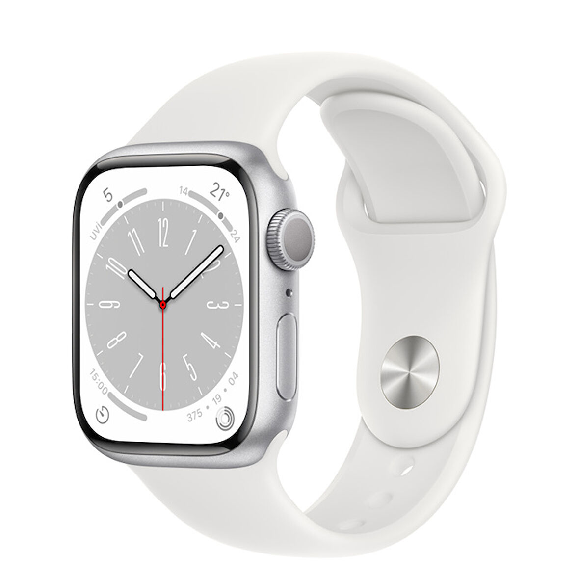 Apple Watch Seri 8 45mm (GPS) Alüminyum Gümüş MP6N3TU/A - Yenilio Outlet