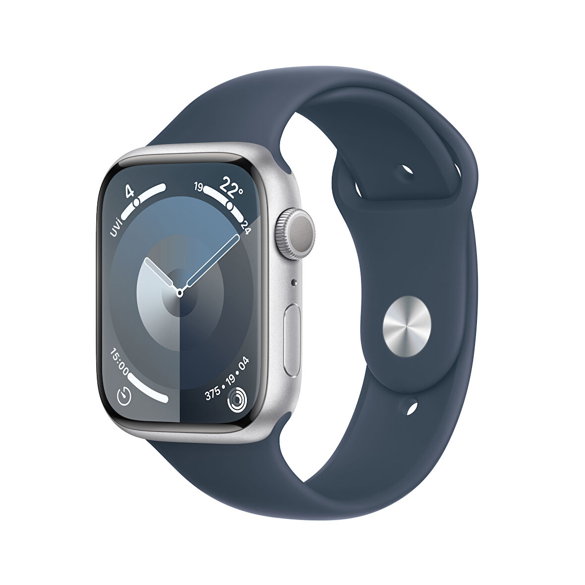 Apple Watch Seri 9 45mm (GPS) Alüminyum Kasa Gümüş MR9D3TU/A - Yenilio Outlet
