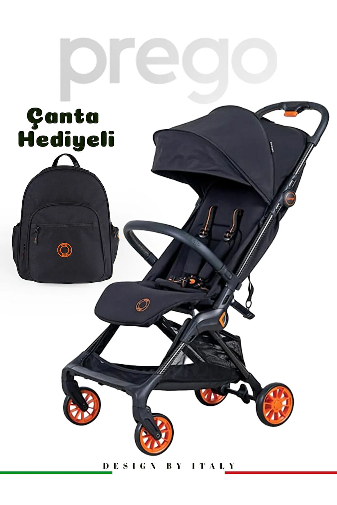 Quark Karbon Fiber Kasa Hafif Kabin Boy Bebek Arabası + Çanta Hediyeli