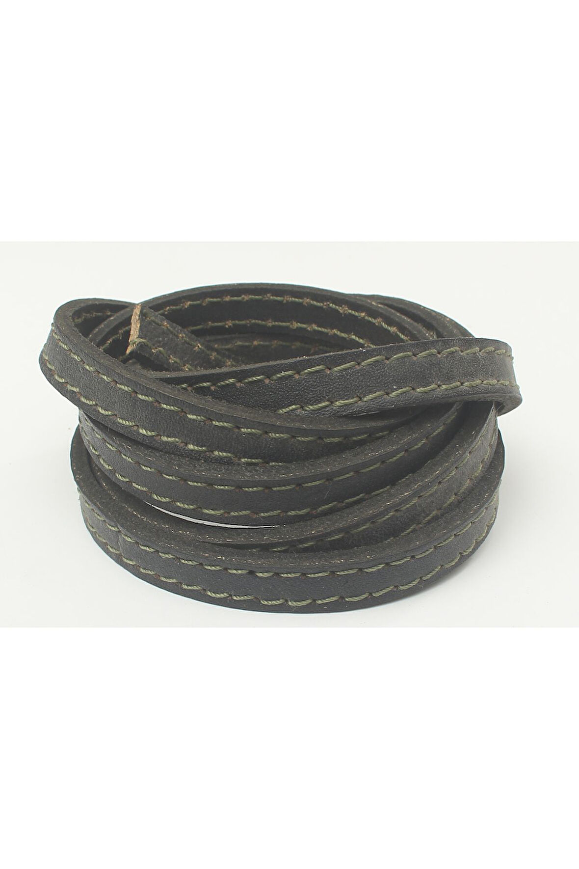 8-10 Mm Hakiki Yassı Deri Taba Renkli Kayış (2 METRE)