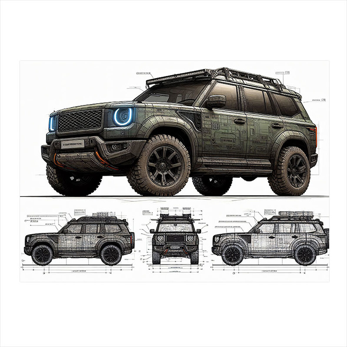 Zırhlı Suv Tasarımı Art Mdf Tablo 25cmX 35cm