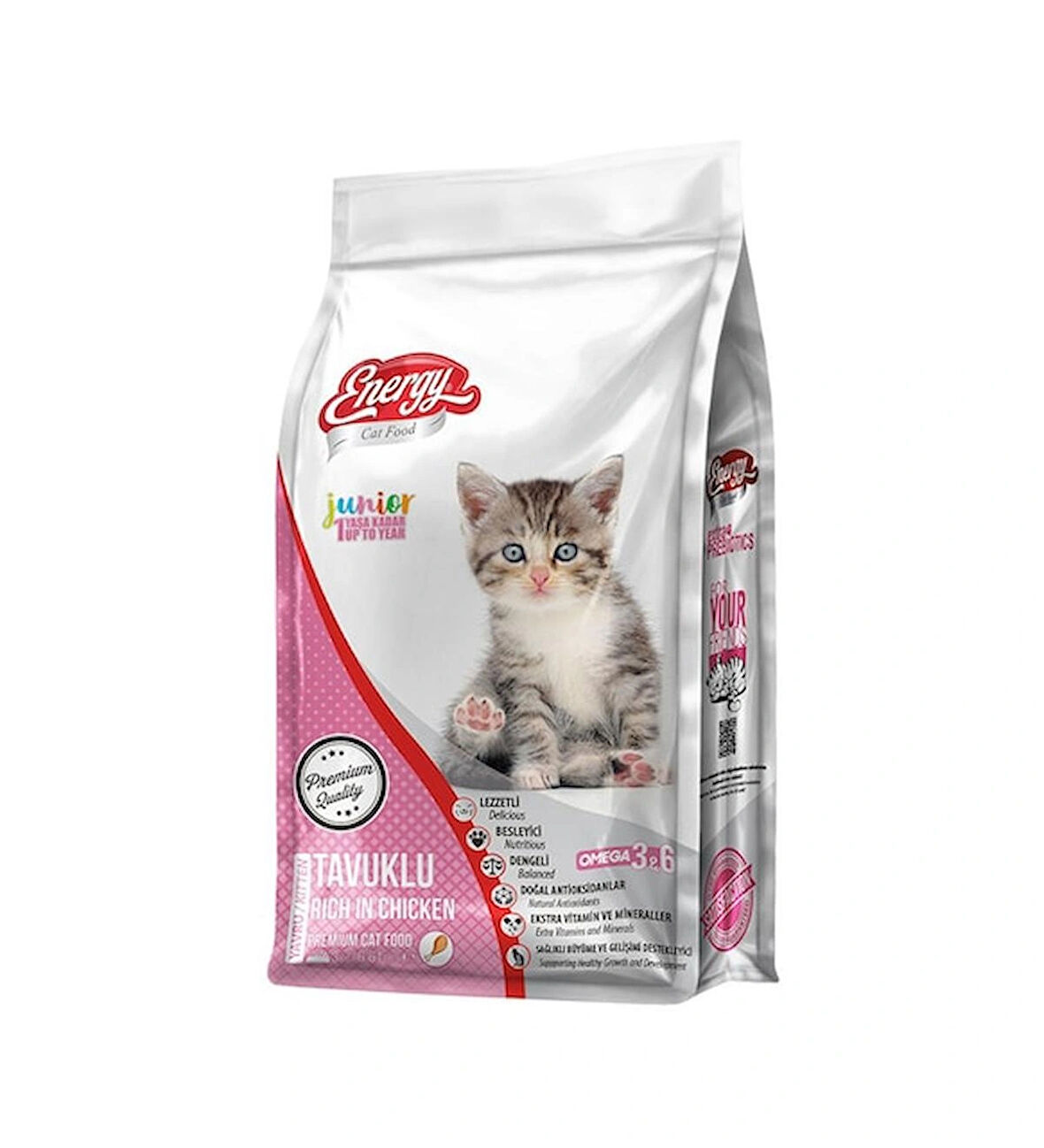 Energy Tavuklu Yavru Kedi Maması 3 Kilogram X 4 ADET