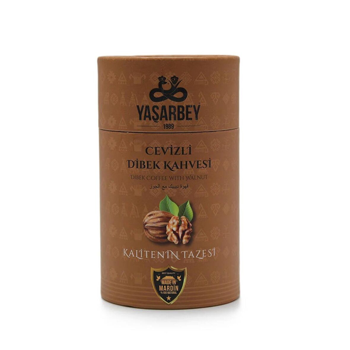 YAŞARBEY CEVİZLİ DİBEK KAHVESİ 400 GR (HEDİYELİK KUTU)