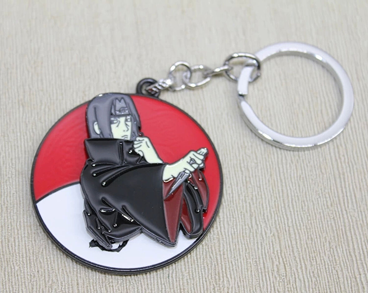 Metal Dönen Anime Figür Anahtarlık Alk3090