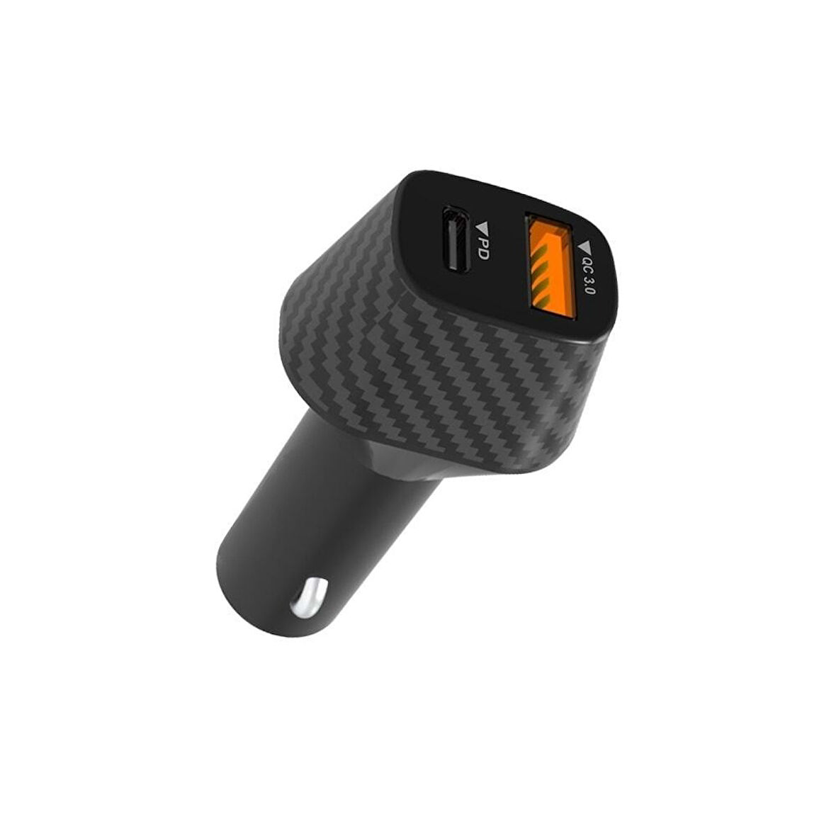 PDAteknoloji Yetty 38W USB + PD 3.0A Hızlı Araç Şarj Aleti Siyah YC-10 (Yerli Üretim)