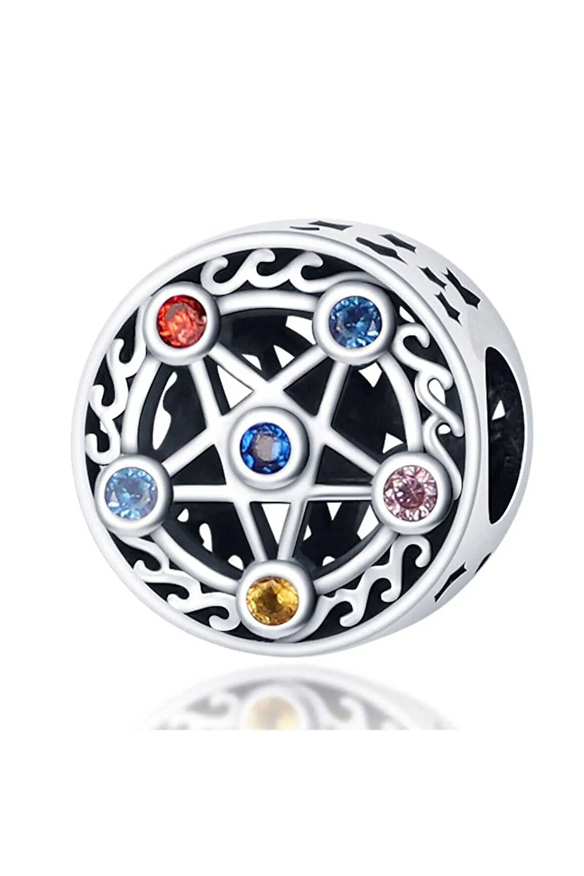 Yıldız Çemberi Çakra Charm