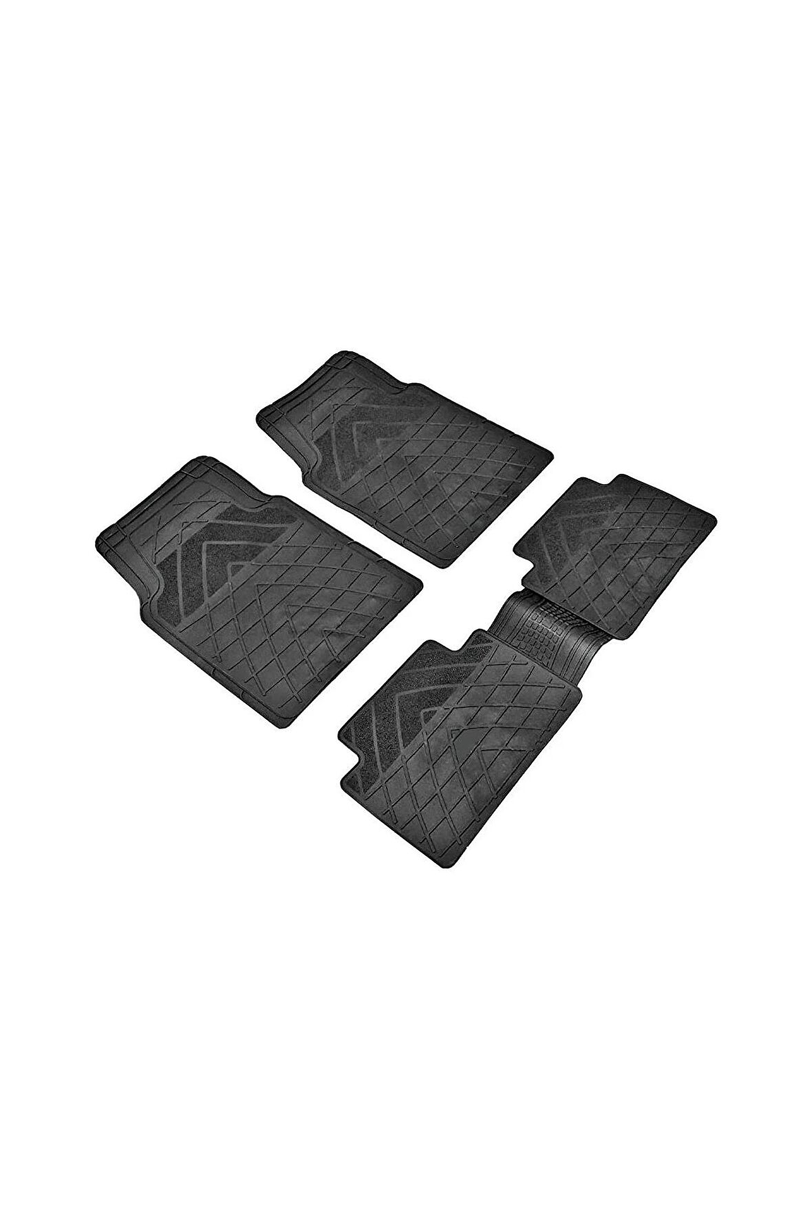 Mercedes W204 2006-2014 Araca Uyumlu Race Siyah Oto Paspas Takımı