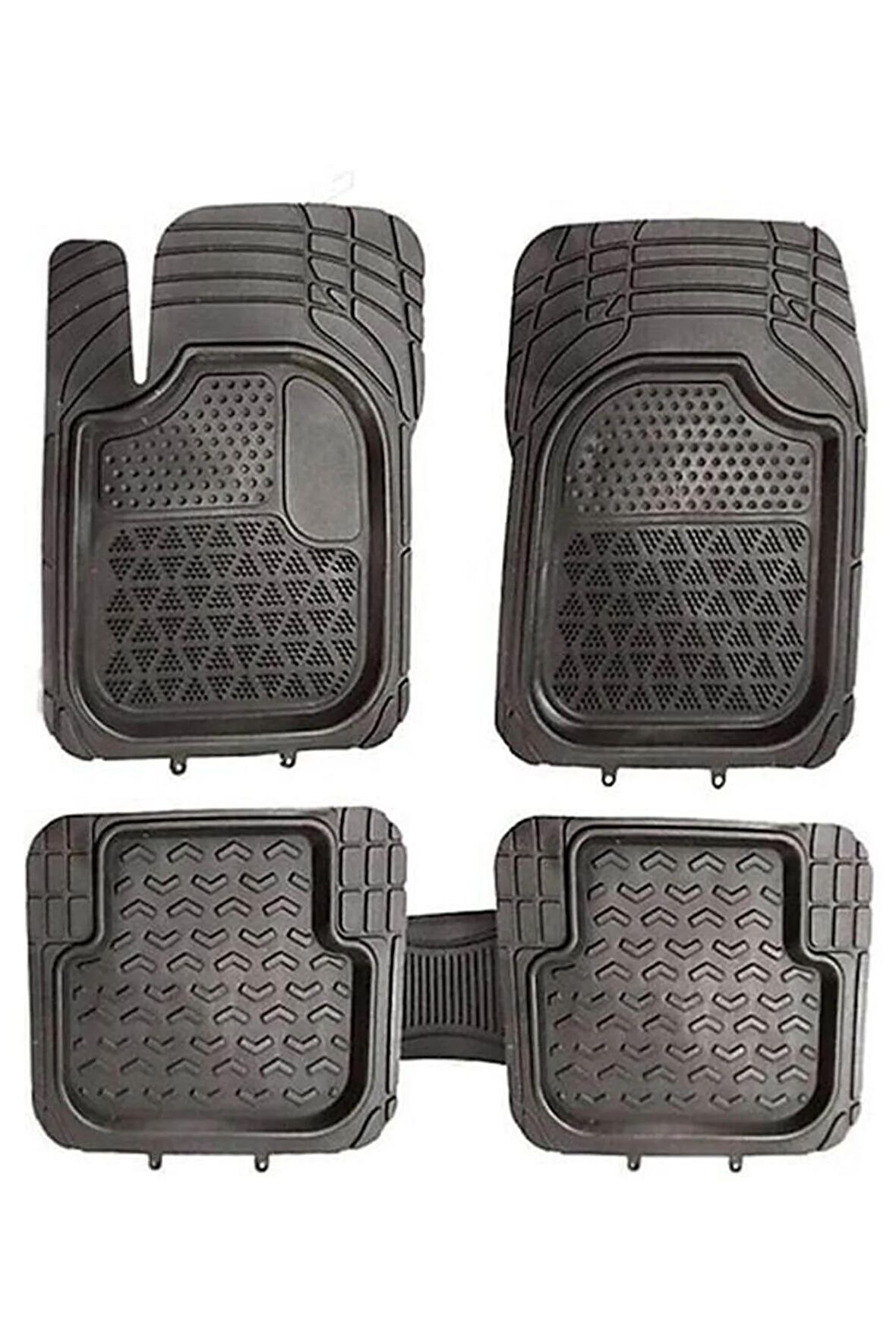 Renault Kangoo 1997-2005 Araca Uyumlu 3d Havuzlu Siyah Oto Paspas Takımı