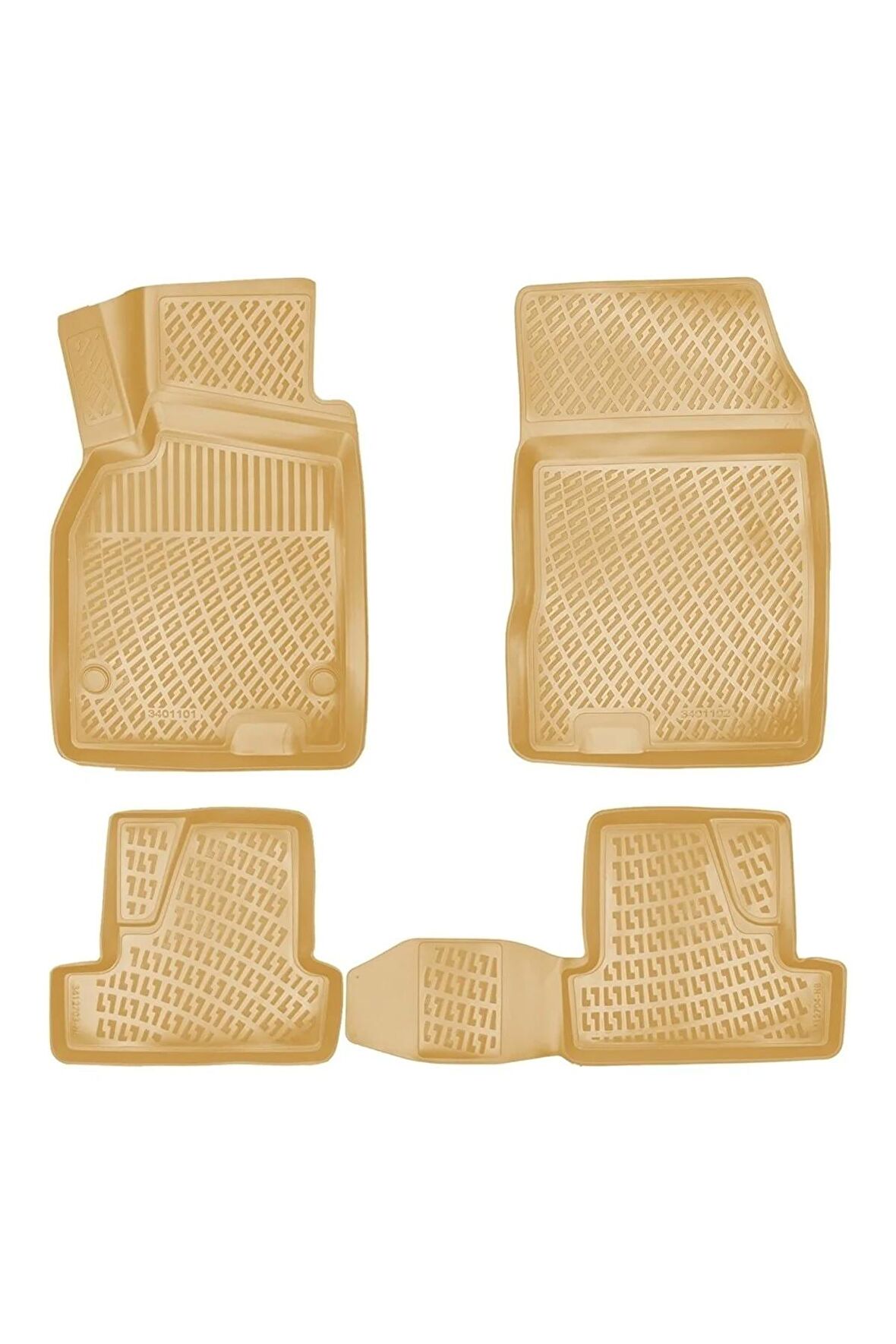 Volkswagen Transporter T5-t6 Bej 3d Havuzlu Paspas