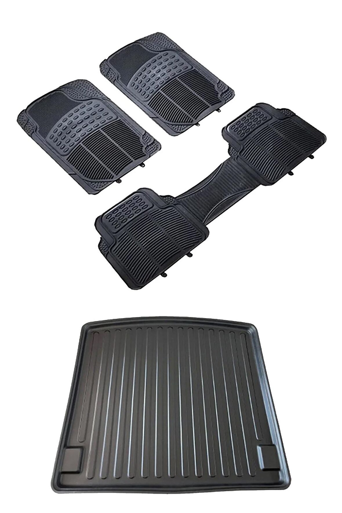 Citroen C5 2001-2007 Dekoratif Paspas Takımı Ve 3d Bagaj Havuzu