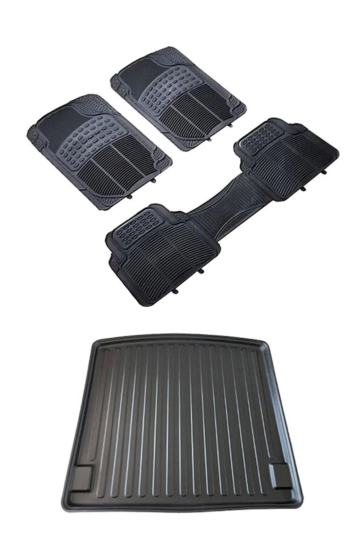 Fiat Stilo Sw 2001-2007 Dekoratif uyumlu    Paspas Ve 3d Bagaj Havuzu