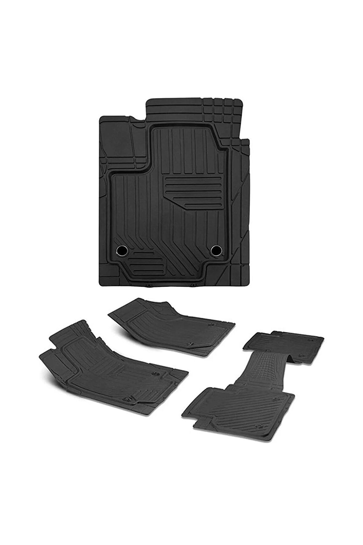 Daewoo Racer Araca Uyumlu Siyah 4d Premium Havuzlu Oto Paspas Takımı