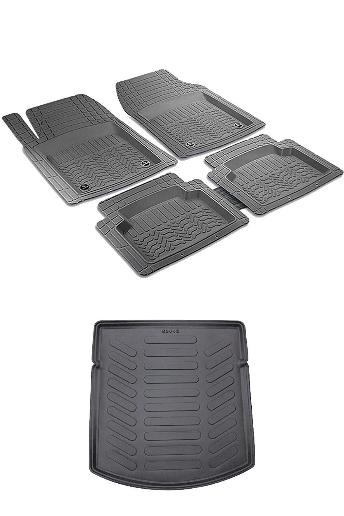 Tofaş Kartal 1988-2000 Siyah Deluxe Havuzlu Paspas Ve 3d Bagaj Havuzu