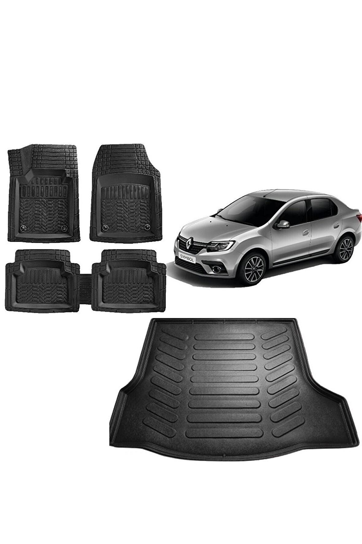 Renault Symbol 2014 Model 3d Bagaj Havuzu ve 4D Luxury Havuzlu Paspas