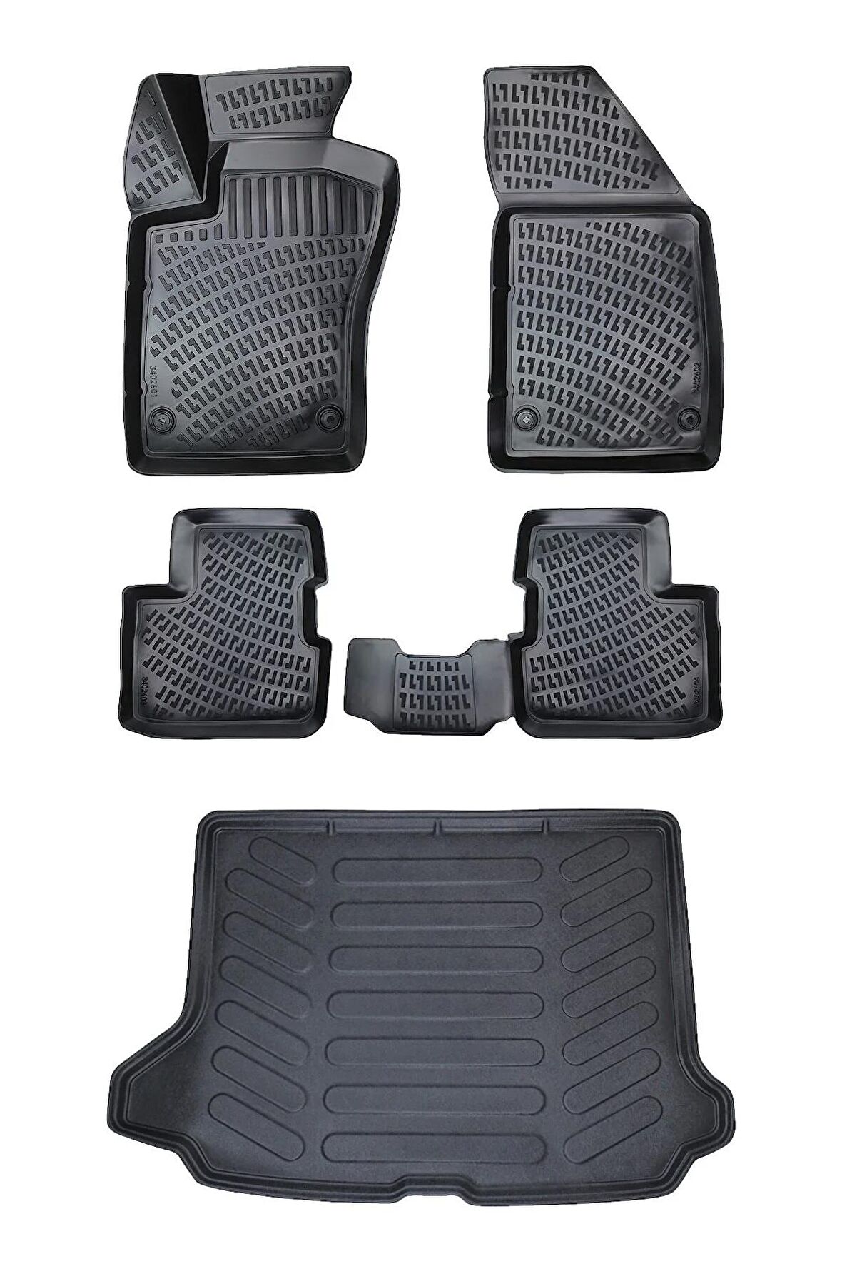 Subaru Forester 2008-2012 4d Araca Özel Paspas Ve Bagaj Havuzu
