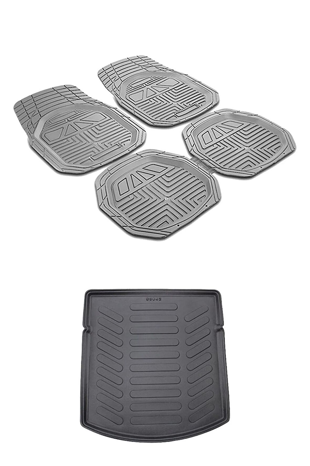 Renault Symbol 1999-2008 Max Siyah Havuzlu Paspas Ve 3d Bagaj Havuzu