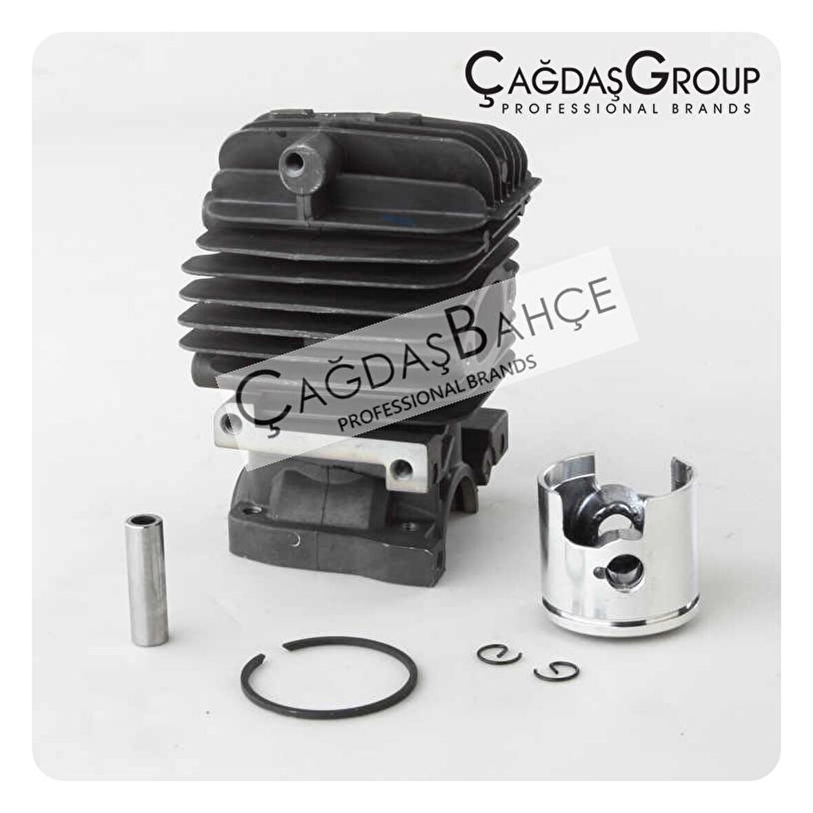 BENZİNLİ BUDAMA MOTORU 2500 NİKASİL SİLİNDİR PİSTON SETİ 34 mm