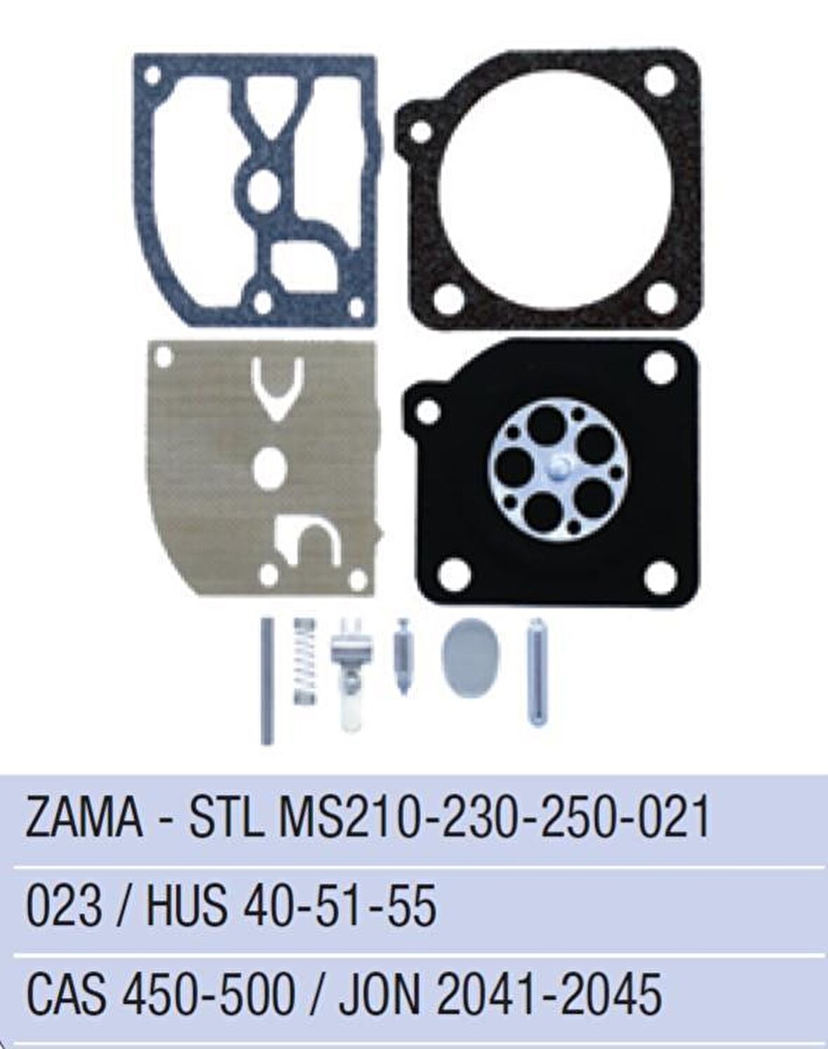 HUSQVARNA 40/51/55 - JONSERED 2014/2045 KARBÜRATÖR DİYAFRAM ZAMA 