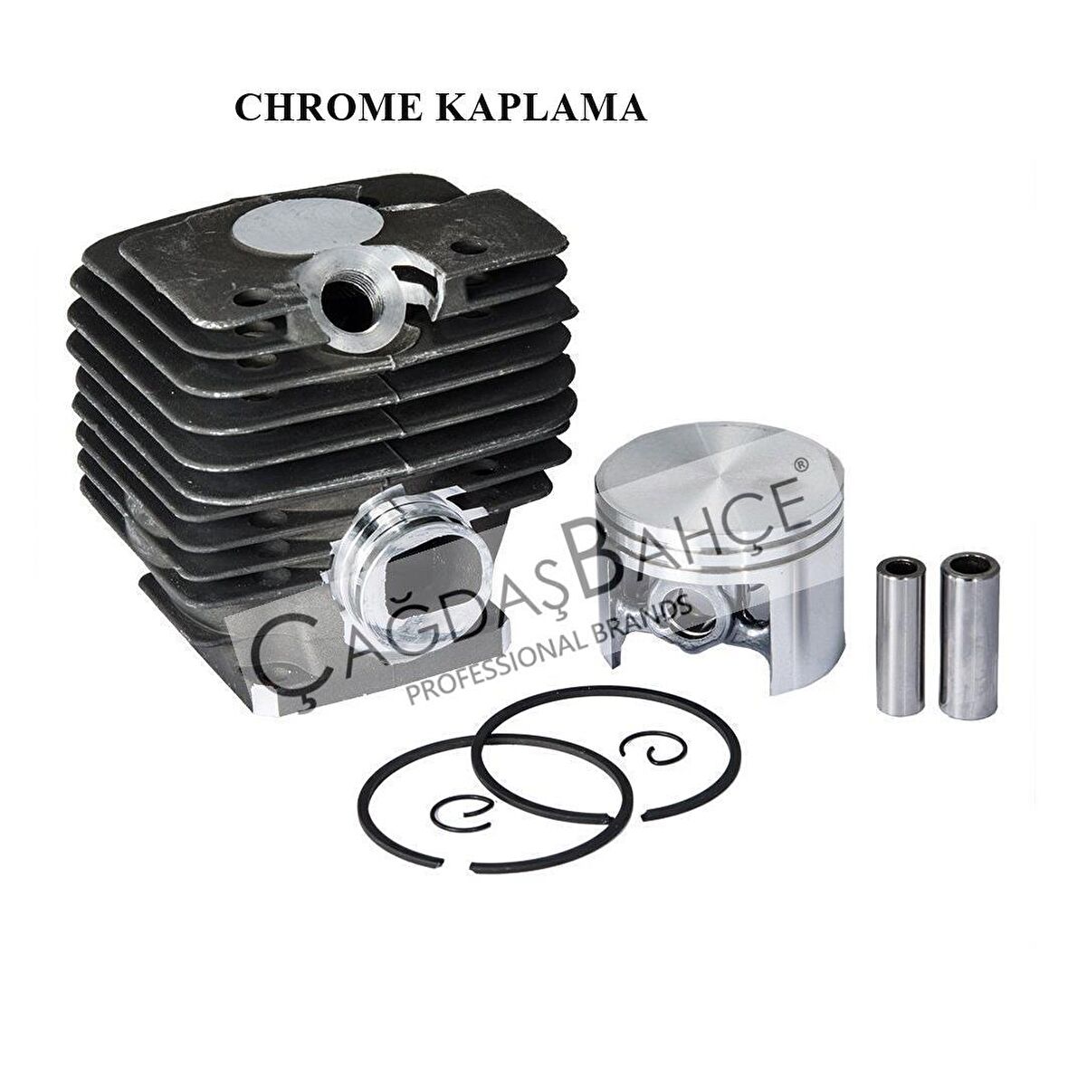 STİHL MS380 / MS381 TESTERE CHROME SİLİNDİR PİSTON SETİ 52 mm