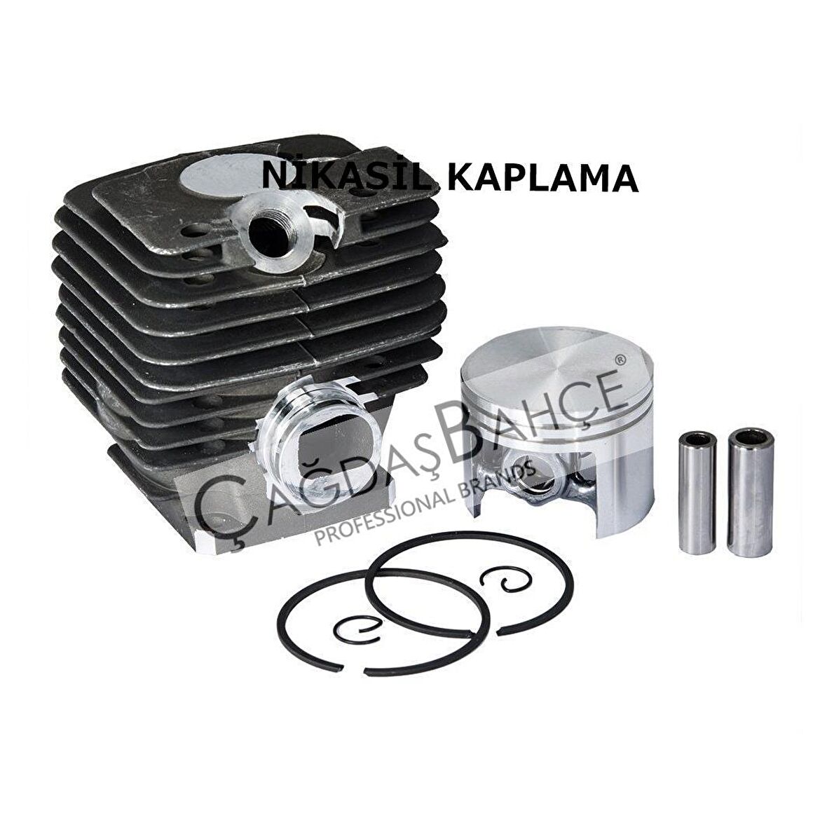 STİHL MS380 / MS381 TESTERE NİKASİL SİLİNDİR PİSTON SETİ 52 mm