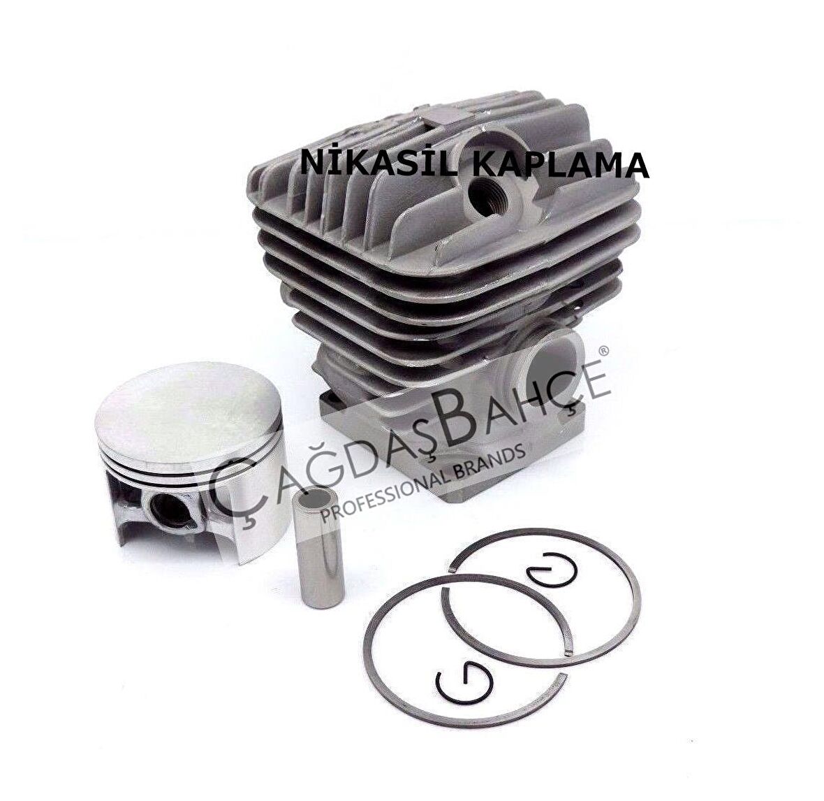 STİHL MS460 / MS046 TESTERE NİKASİL SİLİNDİR PİSTON SETİ 52 mm
