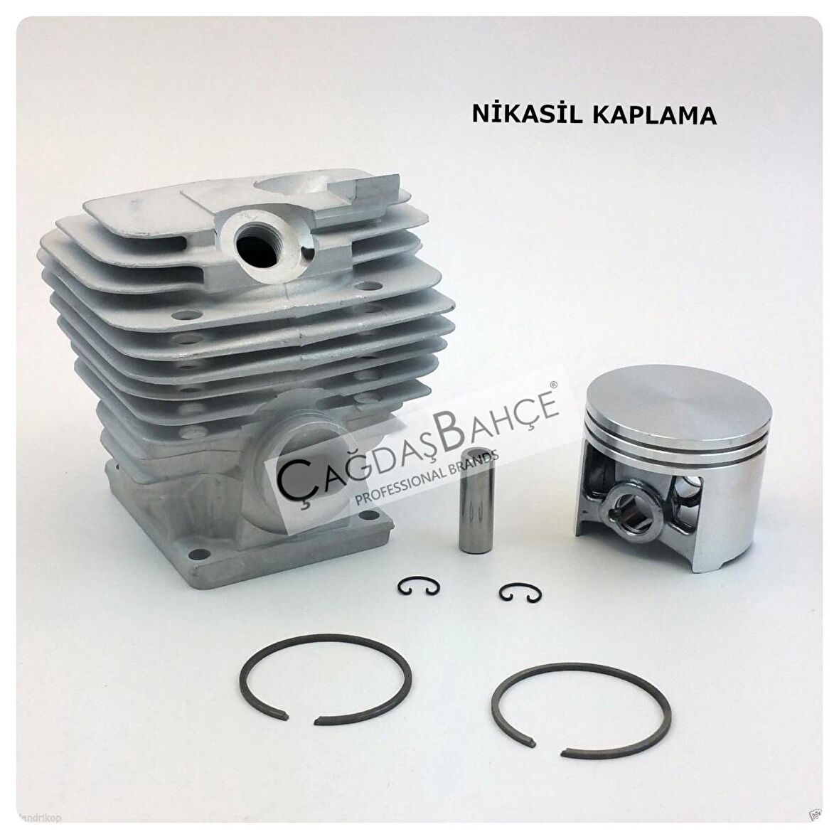 STİHL MS461 MOTORLU TESTERE NİKASİL SİLİNDİR PİSTON SETİ 52 mm