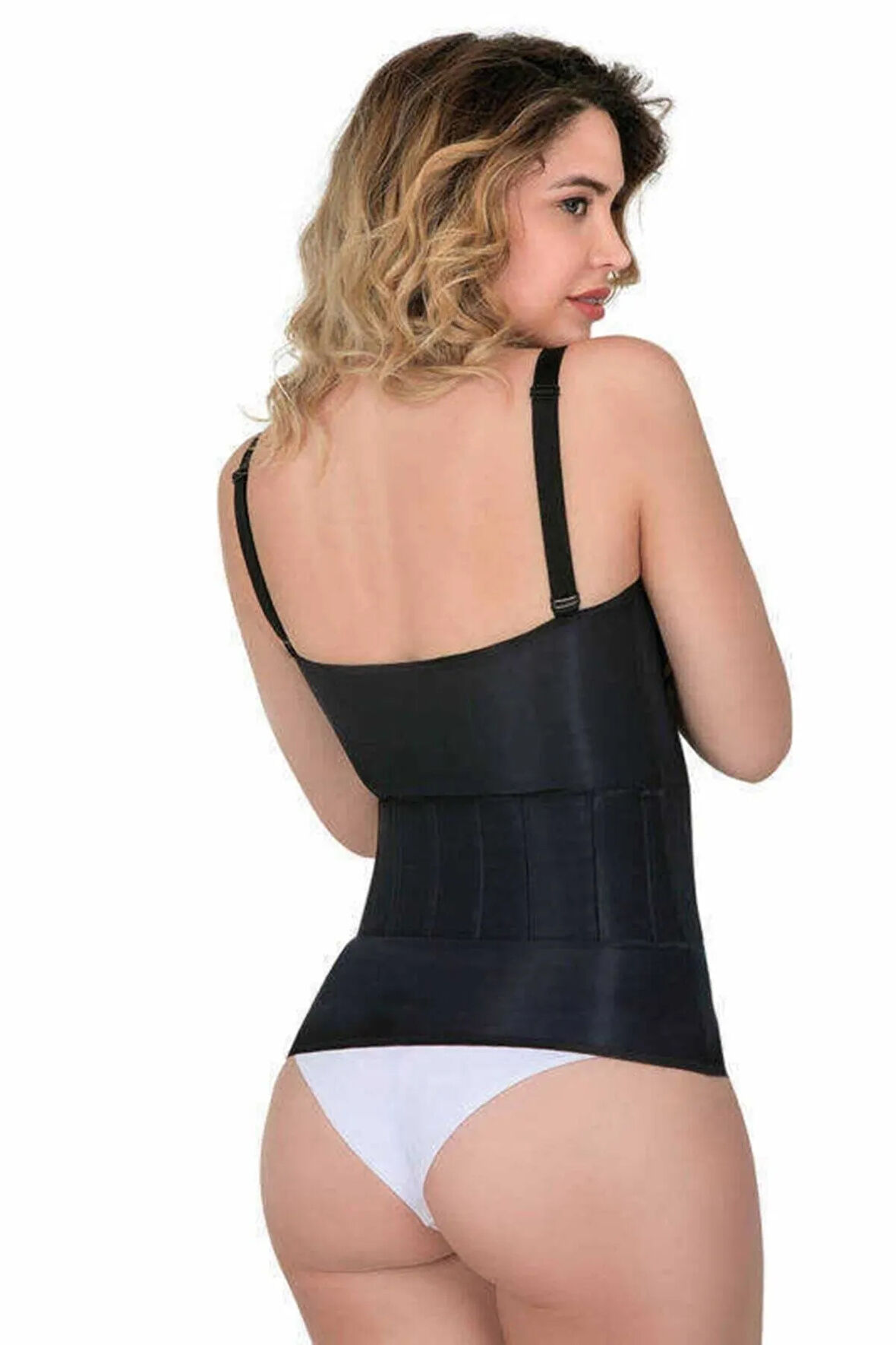 Kadın Balen Destekli Agraflı Yelek Korse 2946