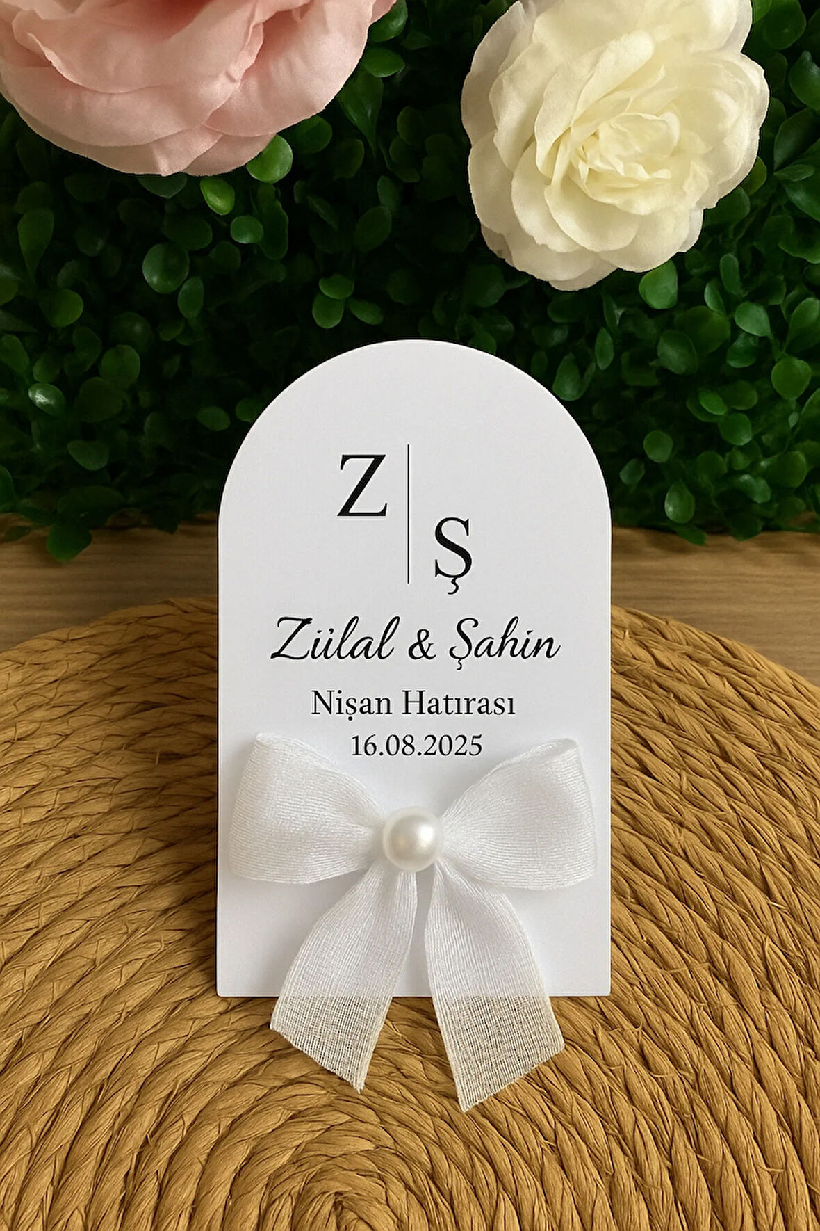 UV Baskı Pleksi Magnet Söz, Nişan, Nikah, Düğün, Kına 10 Adet