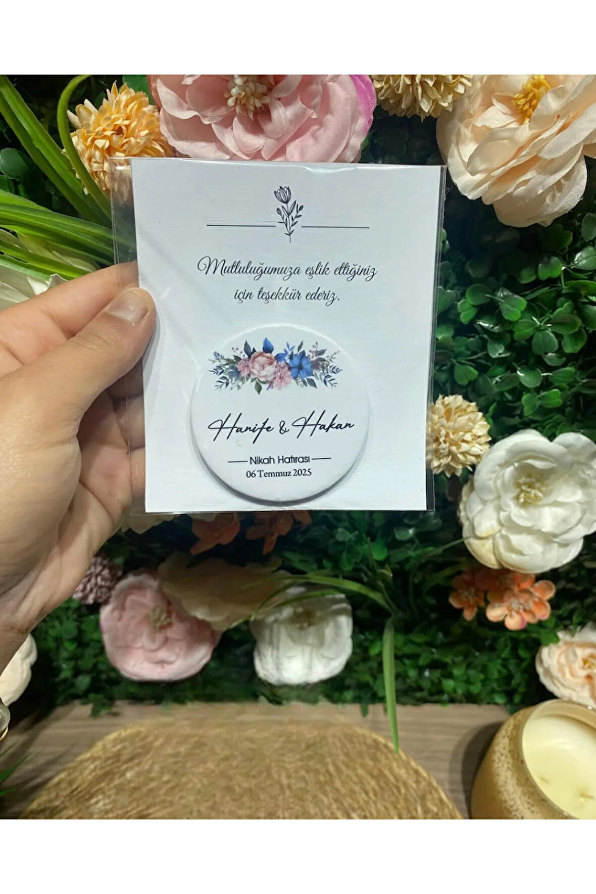 UV Baskı Açacak Magnet Söz, Nişan, Nikah, Düğün, Kına 10 Adet