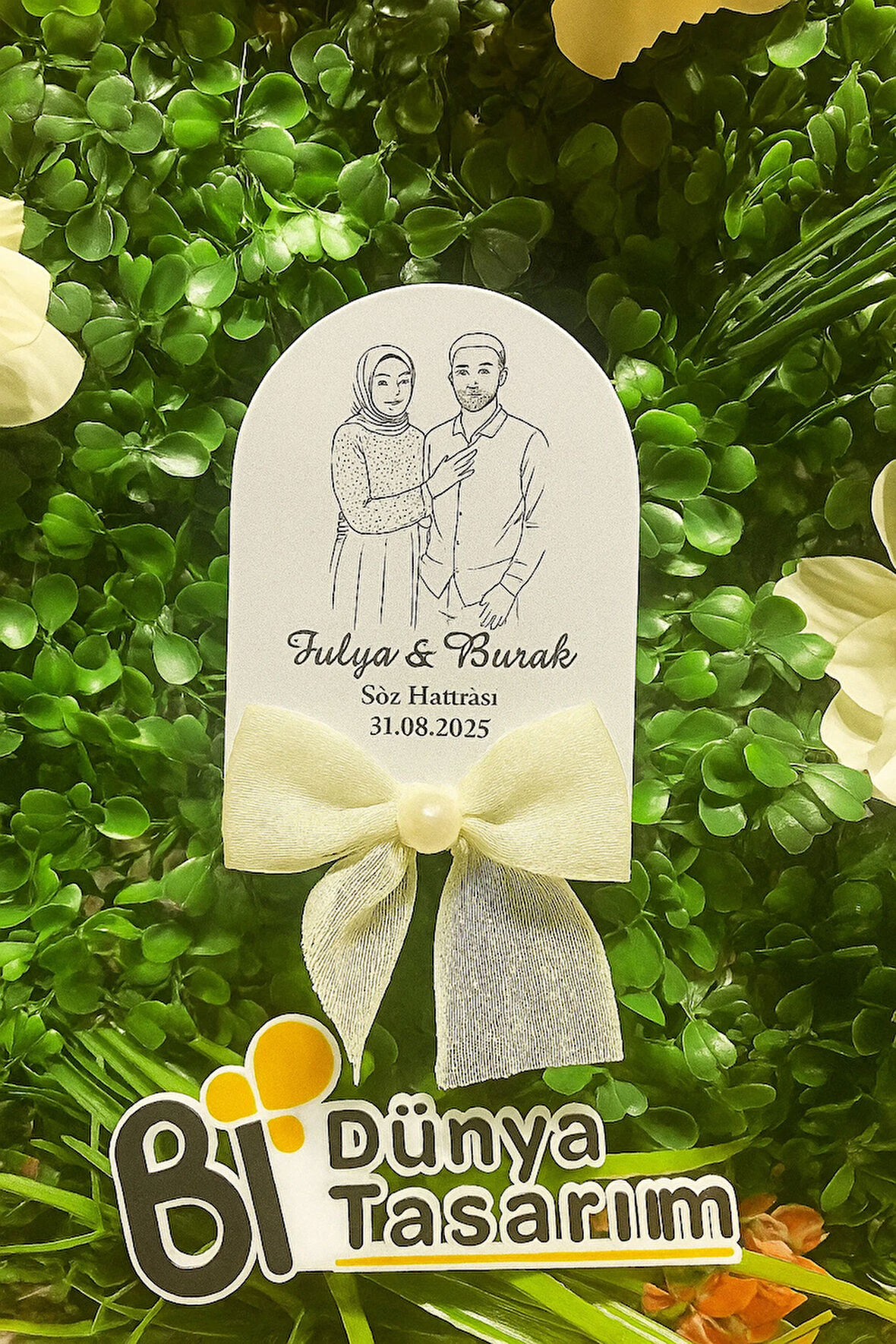 UV Baskı Pleksi Magnet Söz, Nişan, Nikah, Düğün, Kına, Doğum Günü 10 Adet